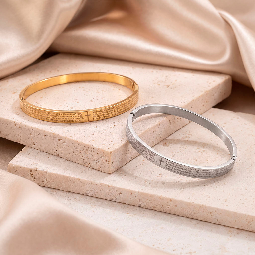 Cordão Medalha de São Bento - com Bracelete de Presente