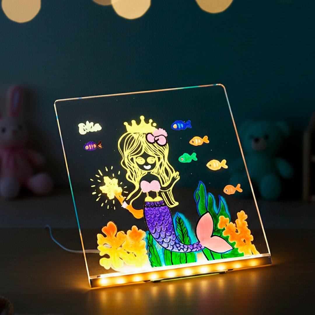 Rabisco de Luz – Quadro de LED & Luminária