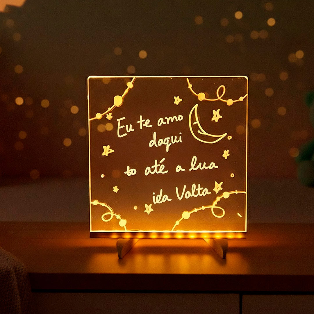 Rabisco de Luz – Quadro de LED & Luminária