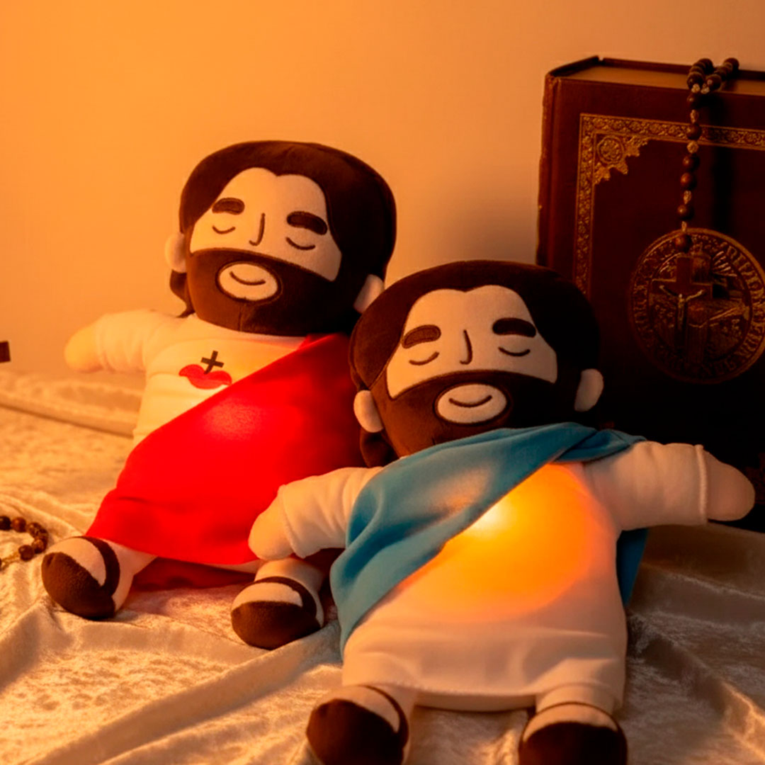 Pelúcia Jesus que Respira