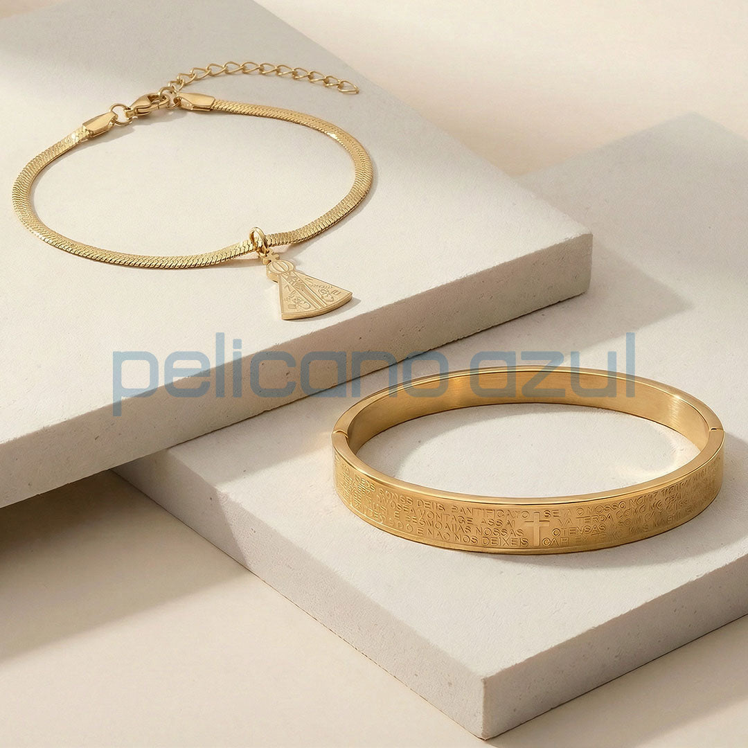 Luminária Luz de Aparecida - (Pulseira de Presente)