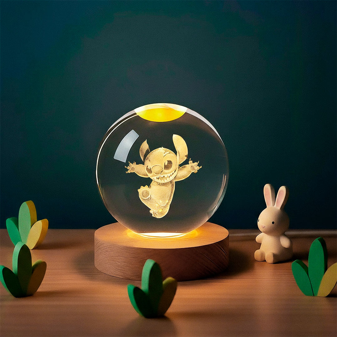 Luminária Stitch Aloha