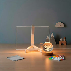 Kit Luz & Criatividade (Luminária Stitch + Quadro de Luz)