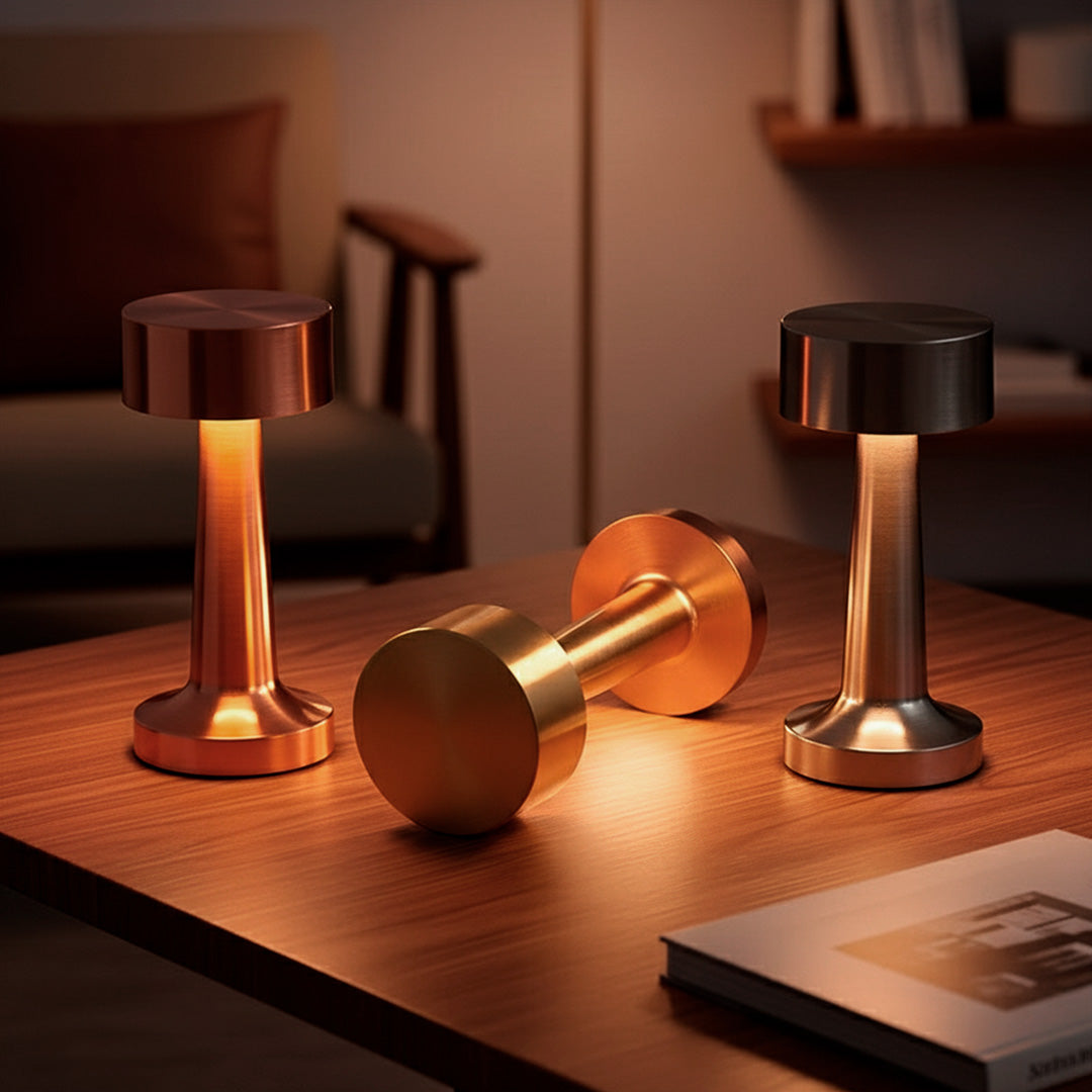 AURA – Luminária Touch Portátil Sem Fio