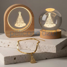 Luminária Luz de Aparecida - (Pulseira de Presente)