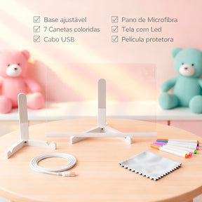 Rabisco de Luz – Quadro de LED & Luminária