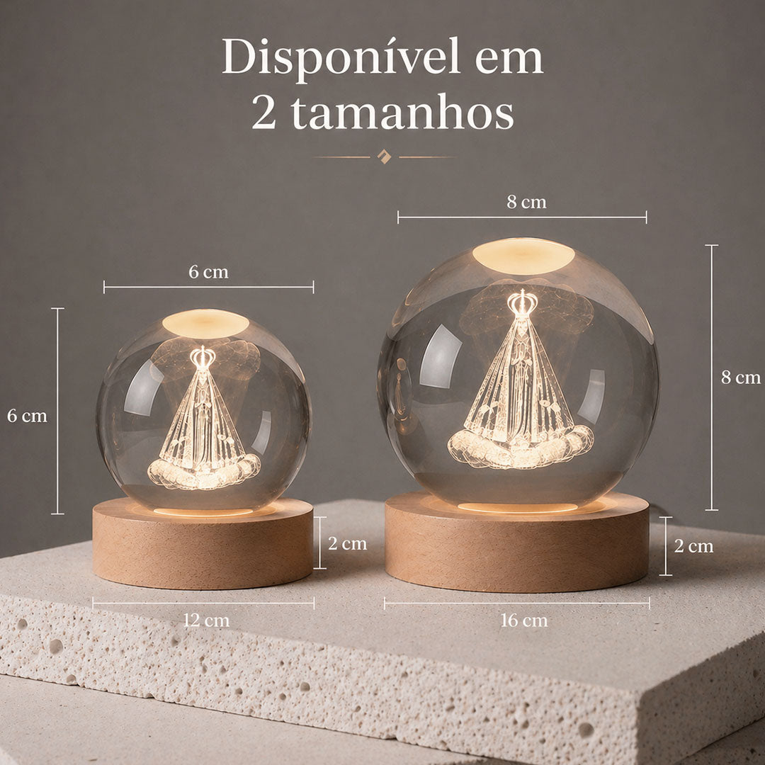 Luminária Luz de Aparecida - (Pulseira de Presente)
