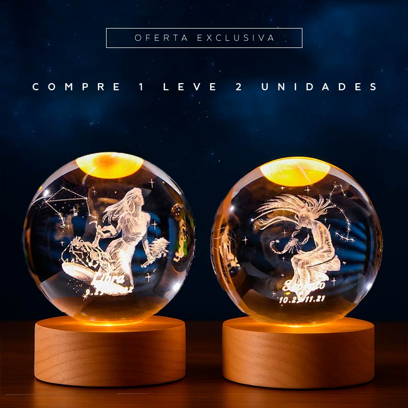 Luminária do signo compre 1 Leve 2 unidades pelicano azul fundo celestial.